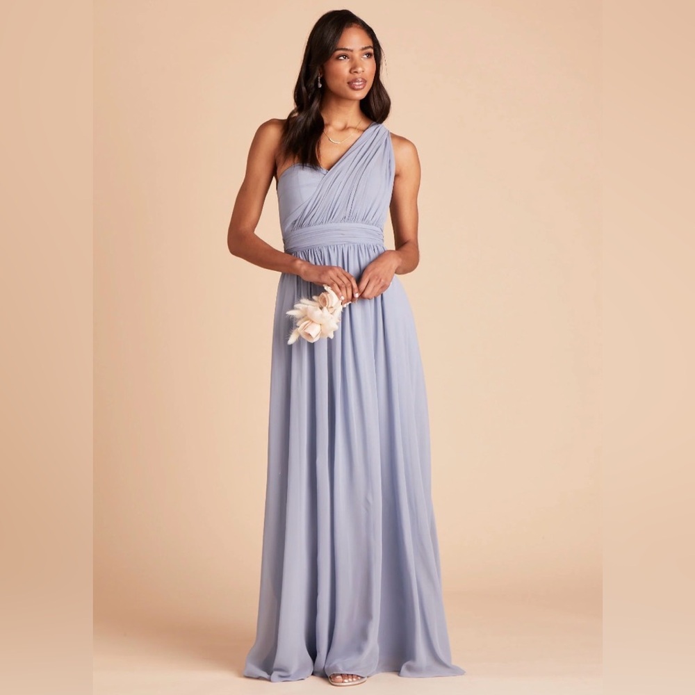 Birdy Grey Grace Convertible Dress Chiffon Dusty Blue